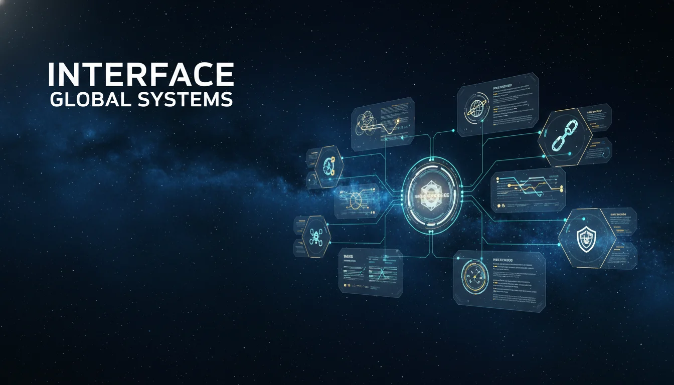 Web Presence header image - Futuristic ‘Web Presence’ command-center interface floating in a dark, starry digital space, no physical monit